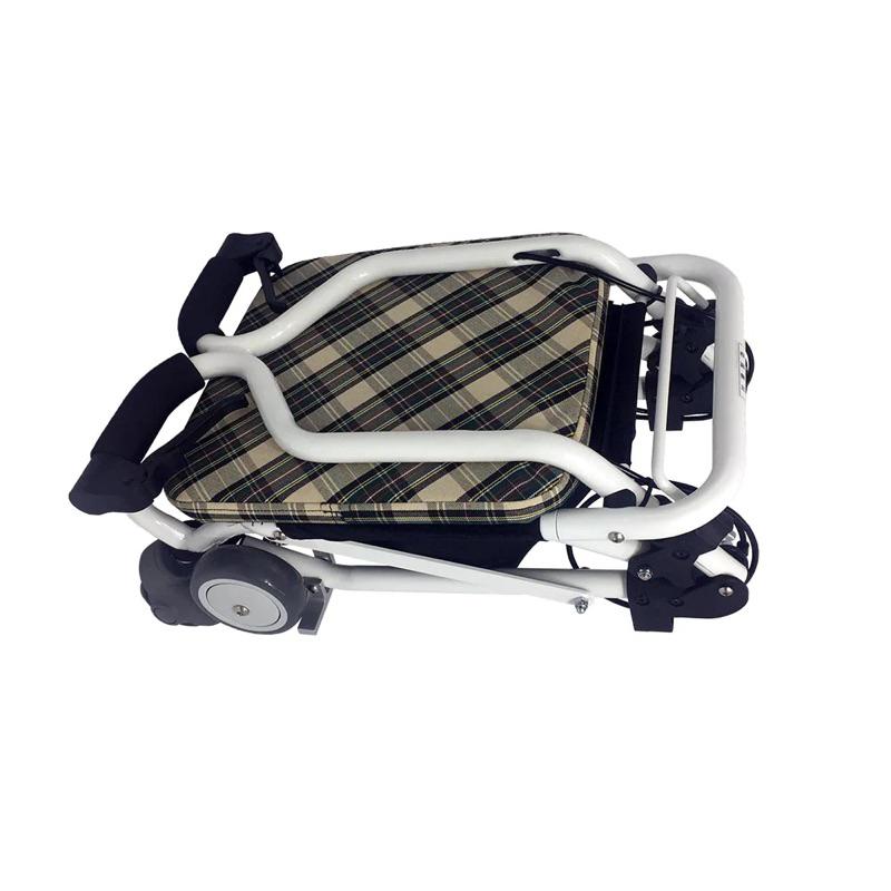 ❰免運❱ 祥巽 輕便車 TR-01 帶輪型助步車 助步器 助走車 有輪助步車 菜籃車 可收合 鋁合金 銀髮輔具 推車-細節圖5