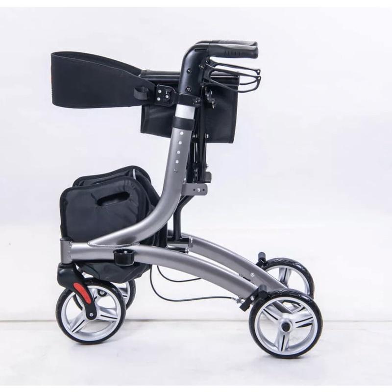 ❰免運❱ 均佳 JK-007 鋁合金四輪助行車 歐式健走型 輕量化 鋁合金 助步車 四輪車 散步車 買菜車 輔具 補助-細節圖5