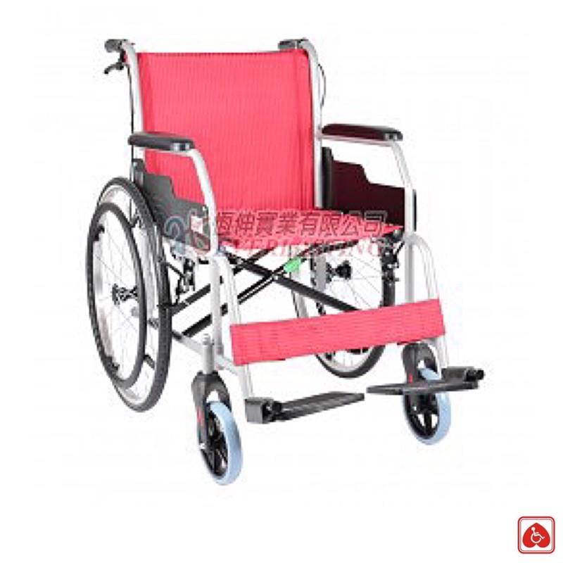 ❰現貨免運❱ 鋁合金經濟型輪椅 ER-0217-1 18”座寬 機械式輪椅 實體店面 原廠公司貨 享原廠保固-細節圖2