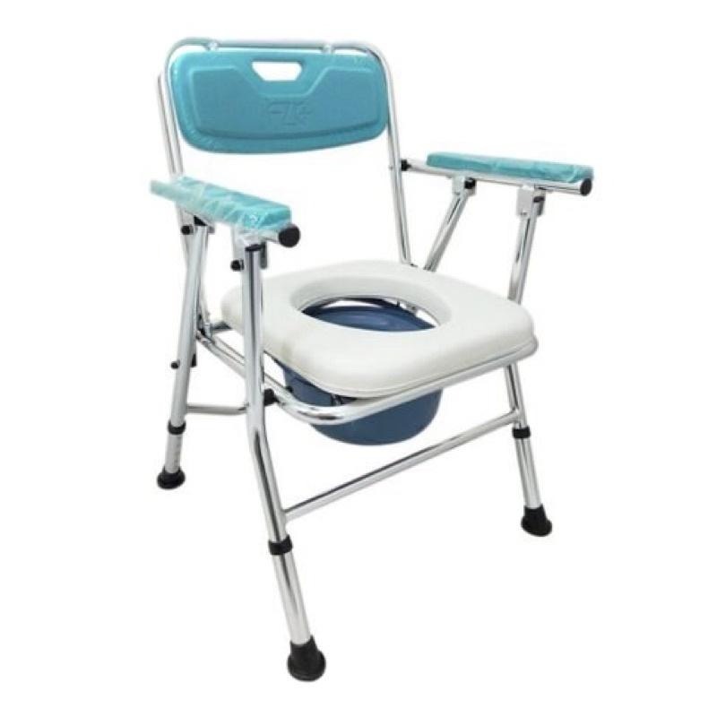 ❰免運❱ 富士康 FZK-4527 便器椅 加大橢圓便桶 便盆椅 沐浴椅 鋁合金 可調高低 可收合 輔具 補助 洗澡椅-細節圖5