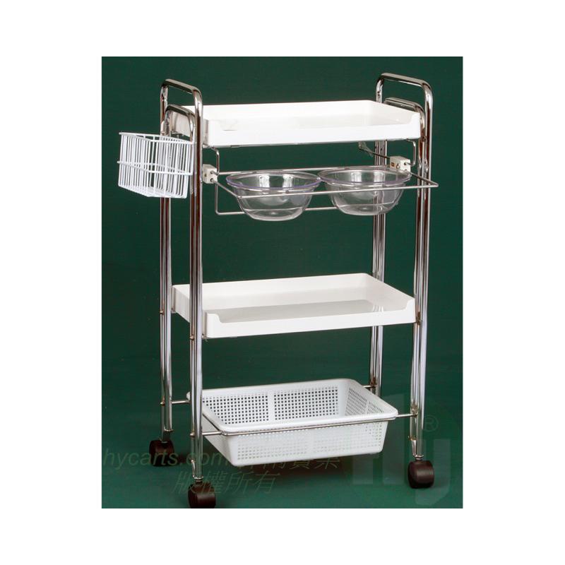 ❰免運❱ 樺雨 CT-N 水盆式雙管推車 工廠直營 美容儀器 開業設備 美膚 美容 美髮 醫美 手推車 工具車 公司貨-細節圖3