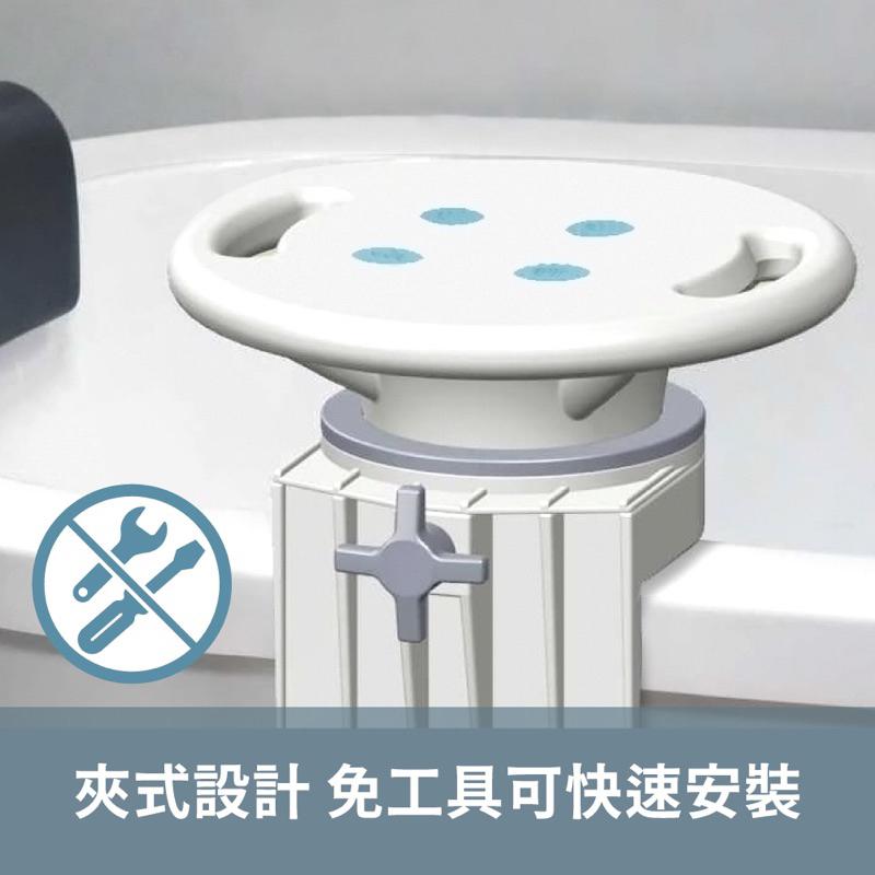 ❰免運❱ ORANGE+ 悅康品家 旋轉浴缸扶手座椅 洗澡淋浴椅 免工具 洗澡椅 防滑 快速安裝 廁所 浴室 沐浴椅-細節圖2