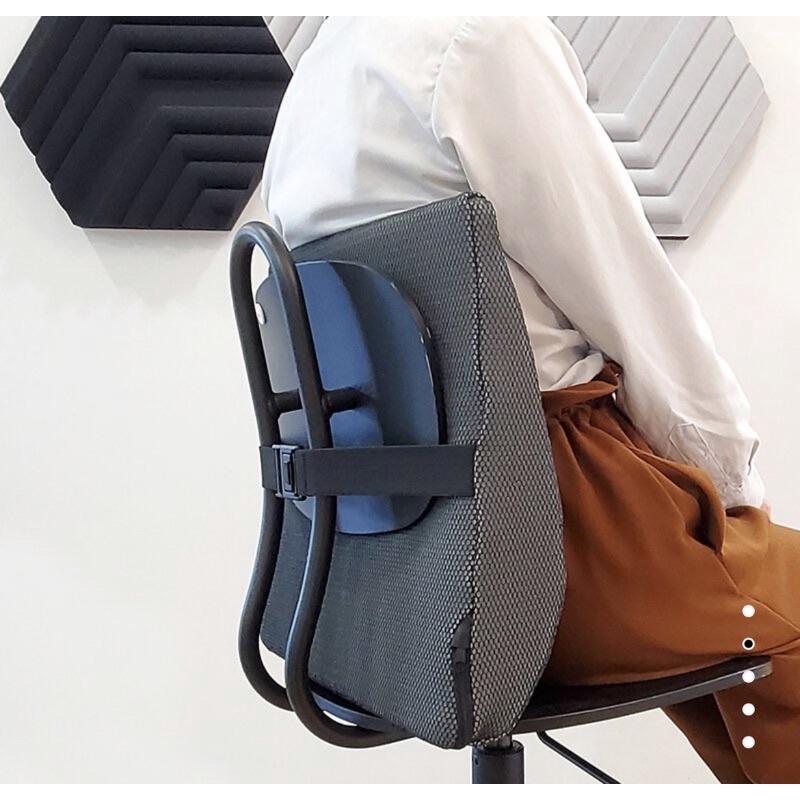 ❰免運❱ QSHION 緩壓腰靠墊 透氣 4D 久坐 台灣製造 椅墊 透氣 抑菌防蟎 寢具 送禮首選 軟墊 背墊 腰靠-細節圖5