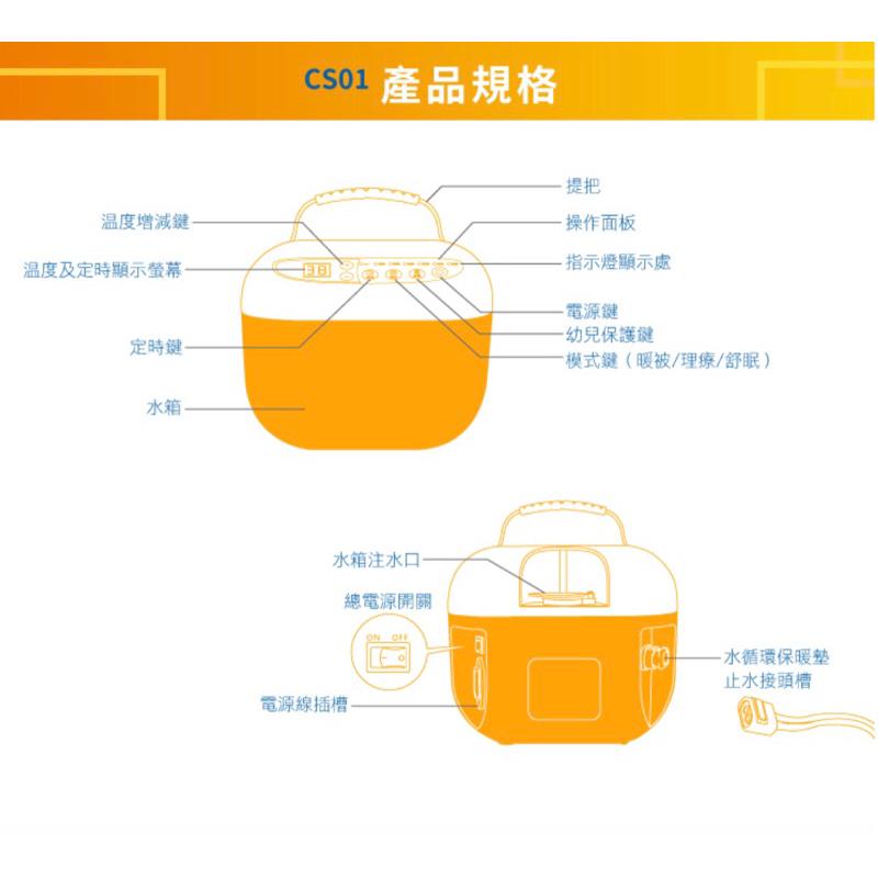❰現貨免運❱ COMESAN 康森 PRO舒活熱敷機 CS01 超省電 恆溫保暖 長效 溫感床墊 幼兒床墊 熱敷保暖-細節圖9