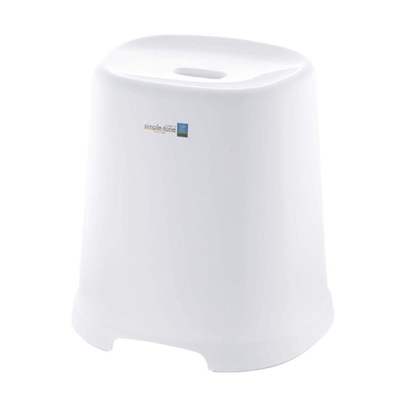 ❰免運❱ SIMPLE浴椅 白色 洗澡椅 沐浴椅 日本進口 衛浴潔淨 防水 椅子 居家輔具 銀髮族-細節圖2