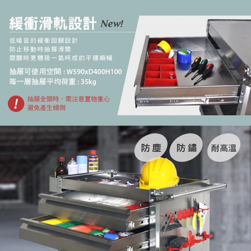 ❰免運❱ Tanko 天鋼 治療推車 不鏽鋼作業車 有輪工作車 抽屜型 EKA-301MS 3MS 台灣製造 醫院診所-細節圖6