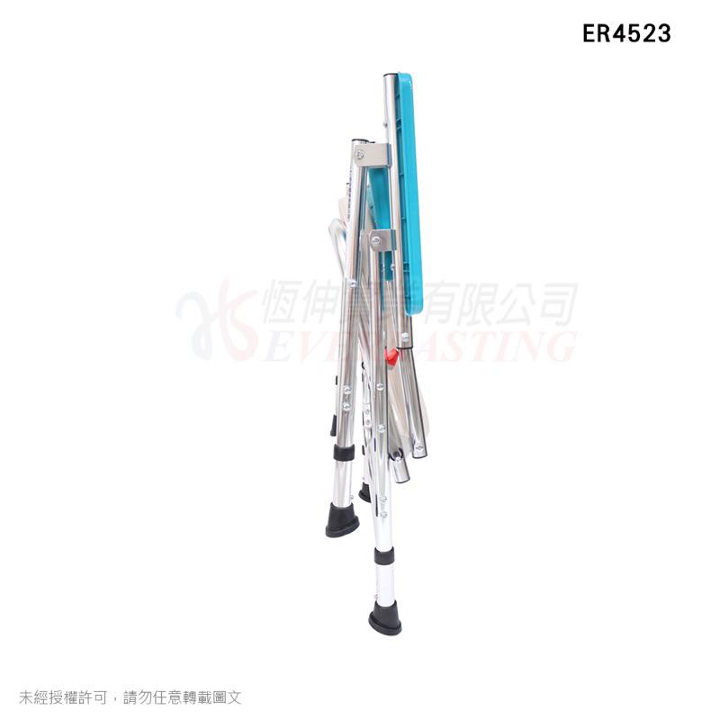 ❰免運❱ 恆伸 鋁製無輪收合便椅 亮銀 軟墊 ER-4523 便盆椅 便器椅 鋁合金便盆椅 沐浴椅 洗澡椅-細節圖7