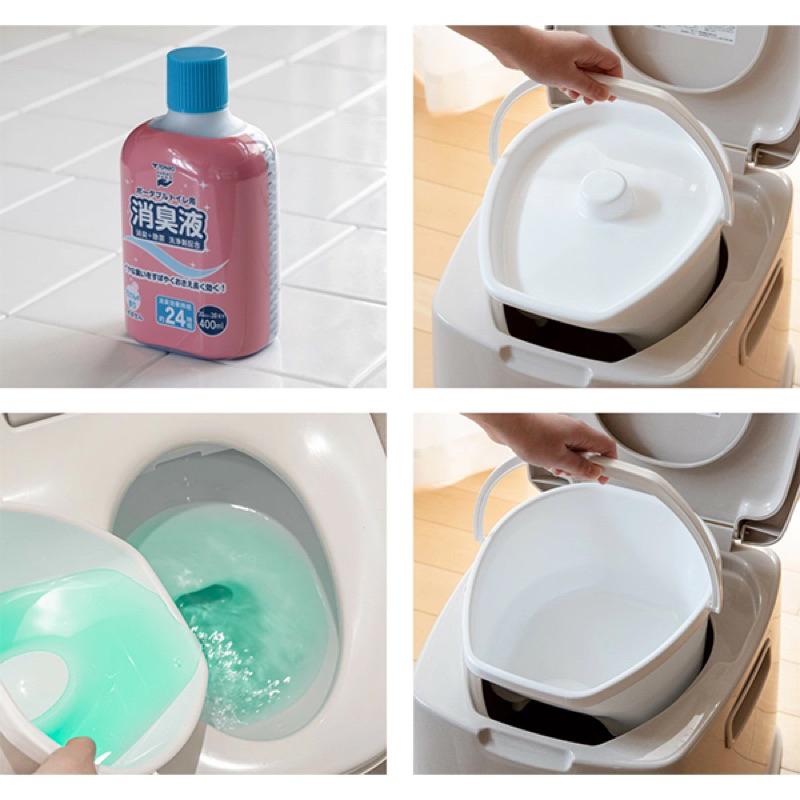 ❰免運❱ 日本製 行動馬桶 抗菌加工 移動馬桶 衛浴潔淨館 日本製 浴室用品 廁所設備 洗澡-細節圖3