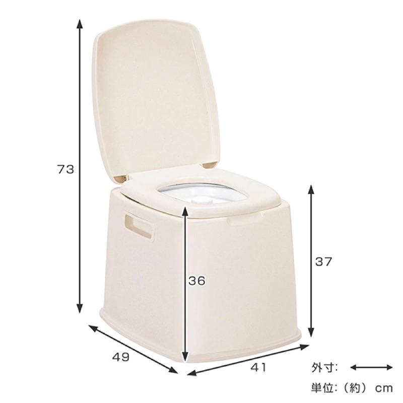 ❰免運❱ 日本製 行動馬桶 抗菌加工 移動馬桶 衛浴潔淨館 日本製 浴室用品 廁所設備 洗澡-細節圖4