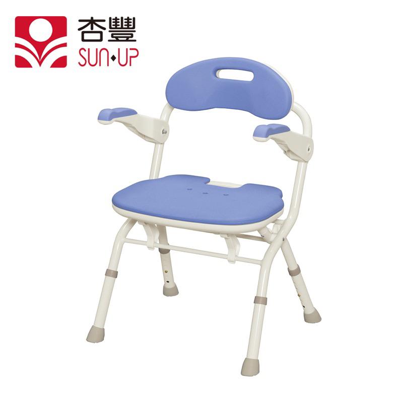 ❰免運❱ 日本 安壽 可收摺FS型大洗澡椅 可調高低 沐浴椅 紅 藍 綠 淋浴椅 可折疊 EVA沐浴椅 洗澡專科 輔具-細節圖7