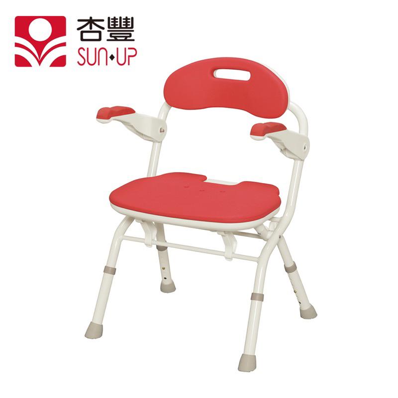 ❰免運❱ 日本 安壽 可收摺FS型大洗澡椅 可調高低 沐浴椅 紅 藍 綠 淋浴椅 可折疊 EVA沐浴椅 洗澡專科 輔具-細節圖8