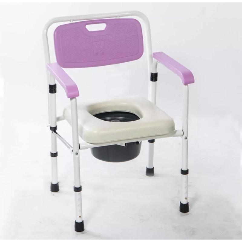 ❰免運❱ 均佳 JCS-102 鐵製軟墊收合便器椅 鐵製 便盆椅 沐浴椅 馬桶椅 洗澡椅 輔具 銀髮 機構 補助-細節圖2