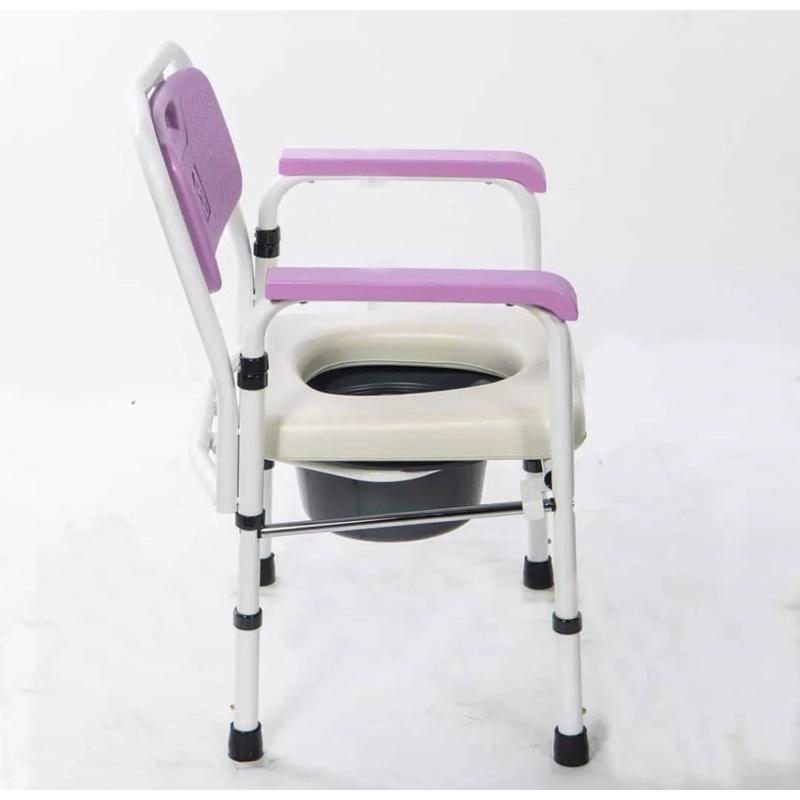 ❰免運❱ 均佳 JCS-102 鐵製軟墊收合便器椅 鐵製 便盆椅 沐浴椅 馬桶椅 洗澡椅 輔具 銀髮 機構 補助-細節圖4