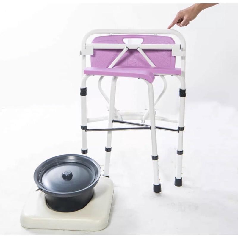 ❰免運❱ 均佳 JCS-102 鐵製軟墊收合便器椅 鐵製 便盆椅 沐浴椅 馬桶椅 洗澡椅 輔具 銀髮 機構 補助-細節圖5