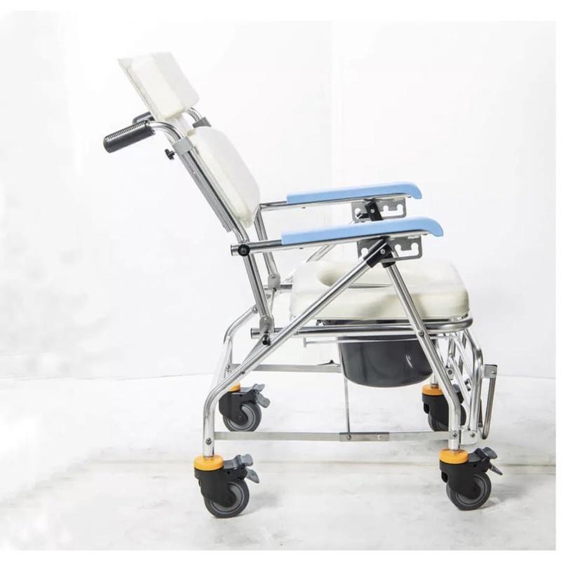 ❰免運❱ 均佳 JCS-207 鋁合金背可調收合洗澡便器椅 便盆椅 沐浴椅 鋁合金 輕量化 輔具 銀髮 機構 補助-細節圖6