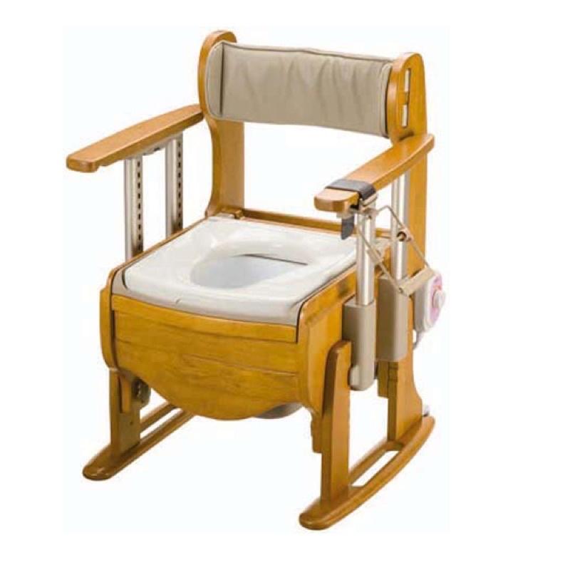 ❰免運❱ 日本 Richell 利其爾 木製舒適座優便座-暖房脫臭型 REC18730 杏豐 便座 便盆椅 便器椅-細節圖5