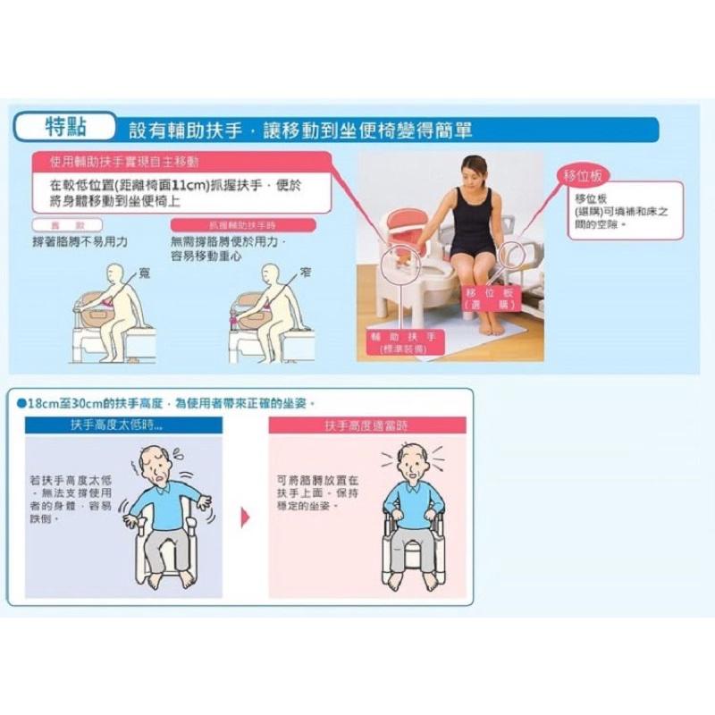 ❰免運❱ 佳樂美 日本安壽 坐便椅便攜式 日本製🇯🇵 消音 椅腳 扶手可調 馬桶椅 便盆椅 居家 輔具 FX-CP 安壽-細節圖5