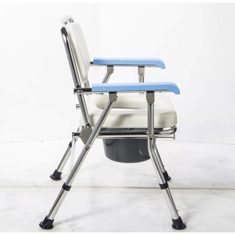 ❰免運❱ 均佳 JCS-303 日式不銹鋼收合便器椅 便盆椅 不鏽鋼 洗澡椅 輔具 銀髮 機構 補助 沐浴椅-細節圖4