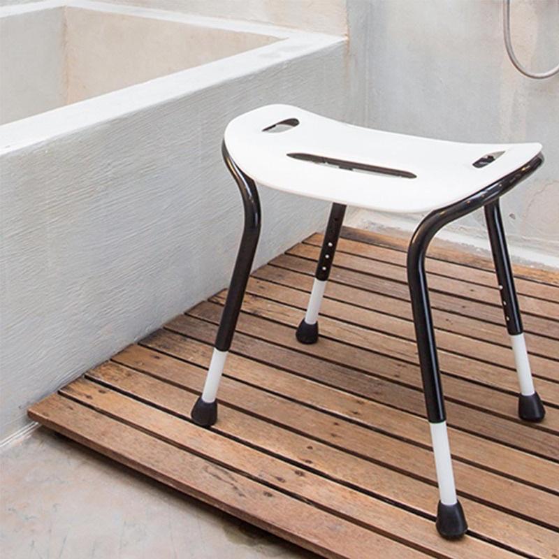 ❰免運❱ Let＇s Sing 白皙吟寬座雙扶手洗澡椅 白色 鋁合金 ABS 洗澡椅 沐浴椅 北歐風 可調高低 輔具補助-細節圖4