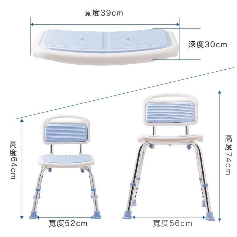 ❰免運❱ 三樂事 Sunlus 靠背式軟墊洗澡椅 沐浴椅 SP5603 鋁合金 可調高低 軟墊 輔具 補助-細節圖5