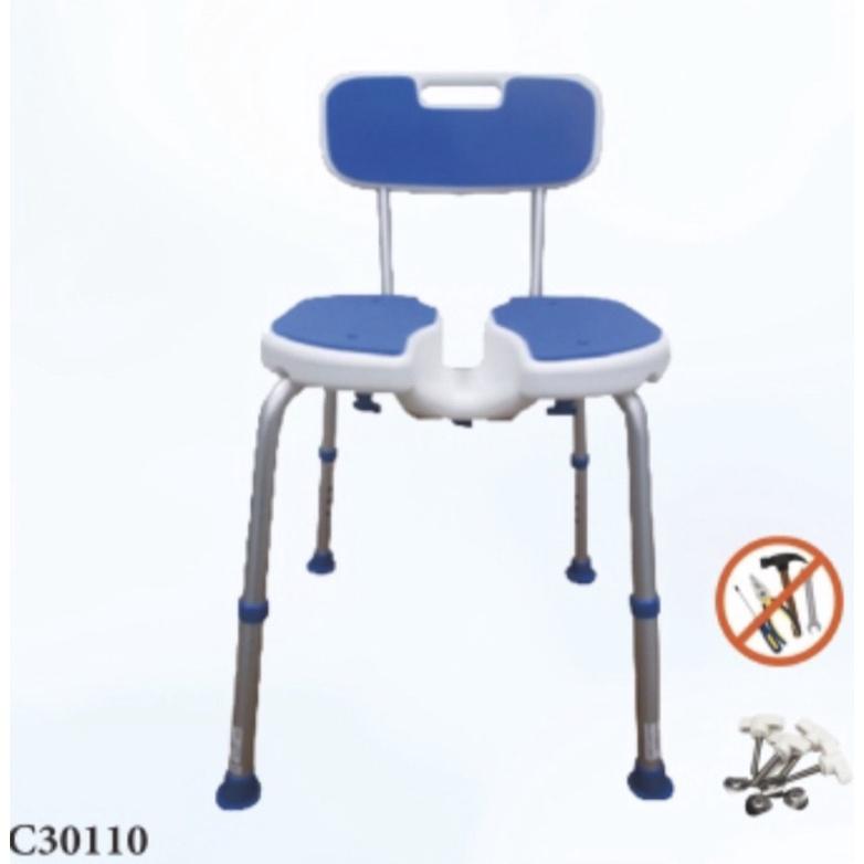 ❰免運❱ 晉宇 貼心洗淨洗澡椅  JY-303 鋁合金 台灣製造 沐浴椅 洗澡椅 免工具 輔具 補助 銀髮 復健-細節圖4