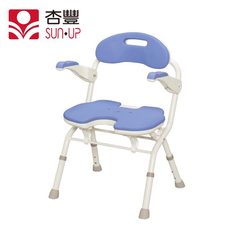 ❰免運❱ 日本 安壽 可收摺FU型大洗澡椅 可調高低 沐浴椅 紅 藍 綠 淋浴椅 可折疊 EVA沐浴椅 洗澡 銀髮輔具-細節圖7