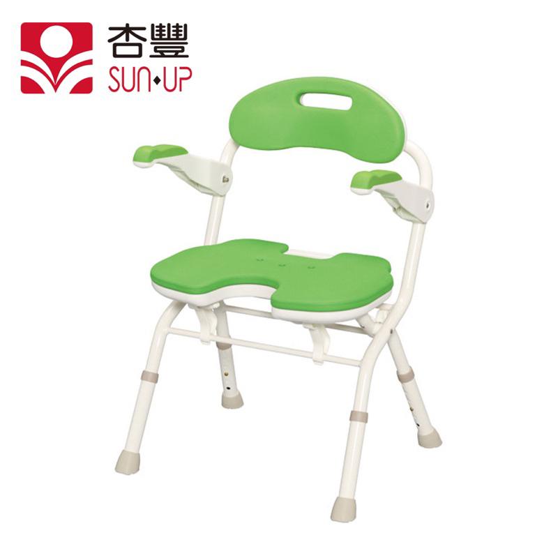 ❰免運❱ 日本 安壽 可收摺FU型大洗澡椅 可調高低 沐浴椅 紅 藍 綠 淋浴椅 可折疊 EVA沐浴椅 洗澡 銀髮輔具-細節圖9