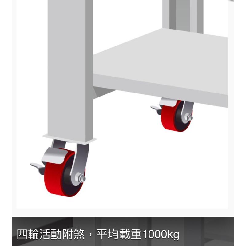 ❰免運❱ Tanko 天鋼 不銹鋼工作桌 WAS-54031SM 64031 有輪 吊櫃型 多功能桌子 工業風 工作檯-細節圖4