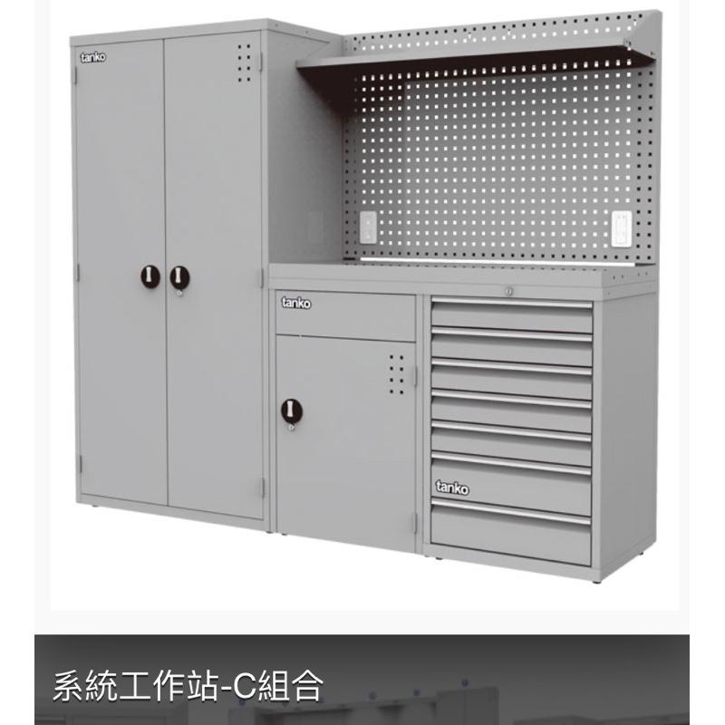❰免運❱ Tanko 天鋼 經典系統工作站 SAB-331 置物櫃 工具櫃 台灣製造 維修站 灰色 保養廠 汽修 置物櫃-細節圖5