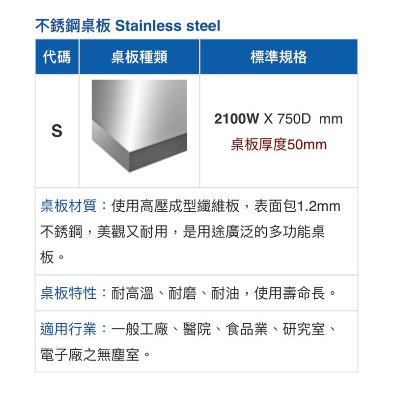 ❰免運❱ Tanko 天鋼 不鏽鋼工作桌 WAD-77054S 雙櫃型 多功能桌 工業風 醫院機構 工作檯 工廠 保養廠-細節圖5