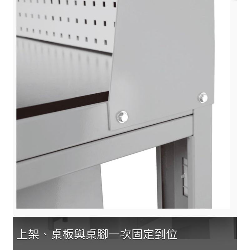 ❰免運❱ Tanko 天鋼 鋼製工作桌 WD-5801P9 68Q9 吊櫃+上架 多功能桌 桌子 工業風 工作檯 工廠-細節圖3