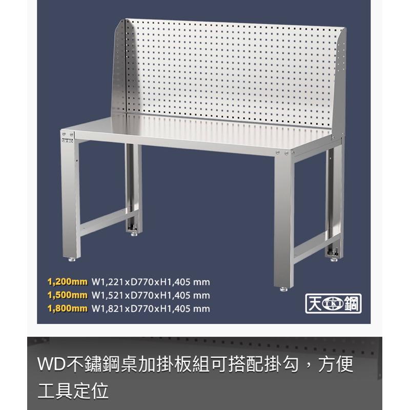 ❰免運❱ Tanko 天鋼 不銹鋼上架組 掛鈑組 WQD-42S 52 62 收納架 多功能收納架 工業風 台灣製 工廠-細節圖7