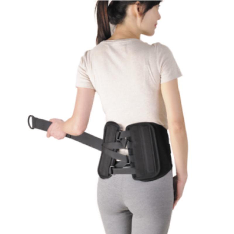 ❰免運❱ 寶楷 複合式單拉護背架 9吋 加強型 台灣製造 BK0700 黑色 護腰 腰帶 運動護具 手術復健 束腰-細節圖7
