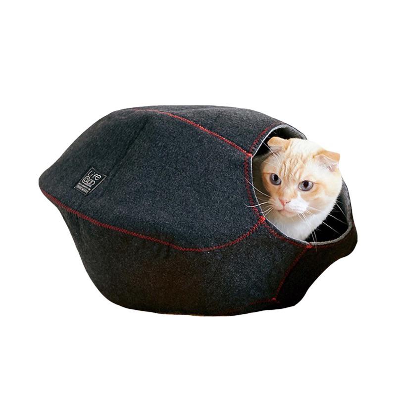 ❰免運❱ LIFEAPP 寵愛貓窩 超大貓窩 原色版 台灣製造 喵星人 小窩 寵物袋 居住空間 貓咪 秘密基地 小屋洞穴-細節圖9