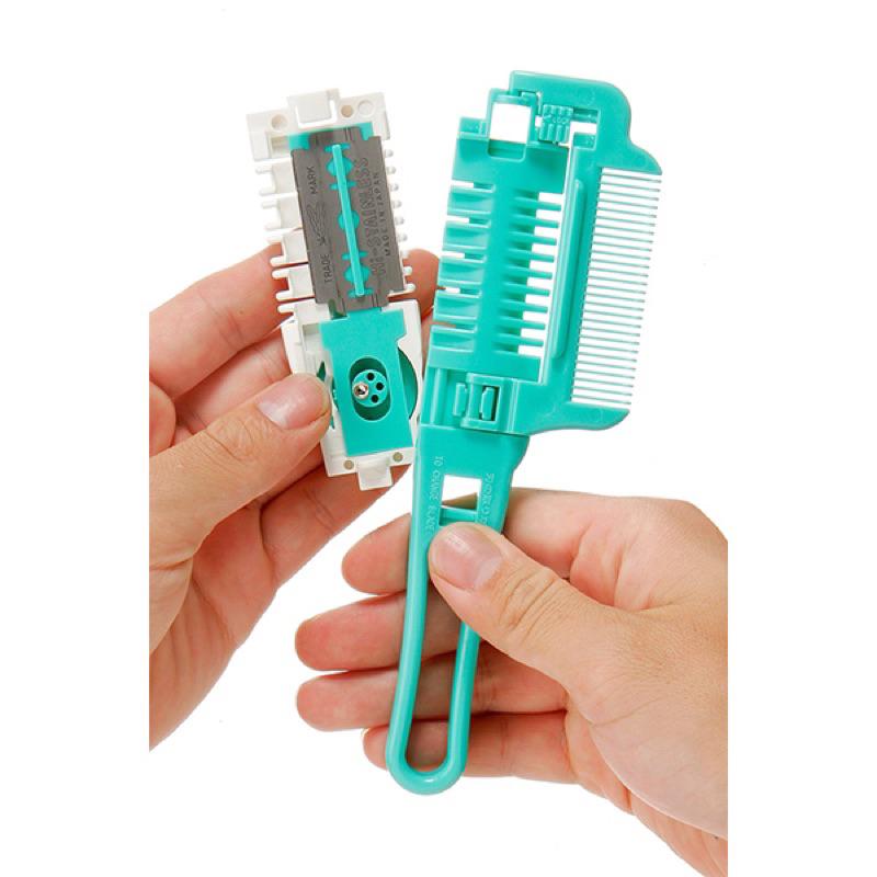 ❰免運❱ 日本 GREEN BELL 不鏽鋼 可調整剪髮器 橘色 綠色 多功能 剪髮 消髮 梳髮 生活用品 梳子-細節圖6