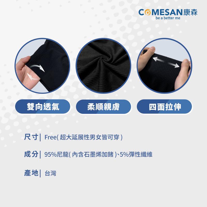 ❰現貨免運❱ COMESAN 康森 石墨烯塑型機能衣 親膚材質 石墨烯黑科技 台灣製造 超彈力 抗菌防蟎 透氣舒適 內搭-細節圖5