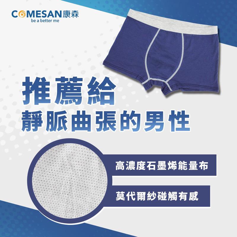 ❰現貨免運❱ COMESAN 康森 石墨烯3D抗菌透氣內褲 石墨烯黑科技 內褲 男褲 抗菌防蟎 吸濕排汗 透氣舒適-細節圖3