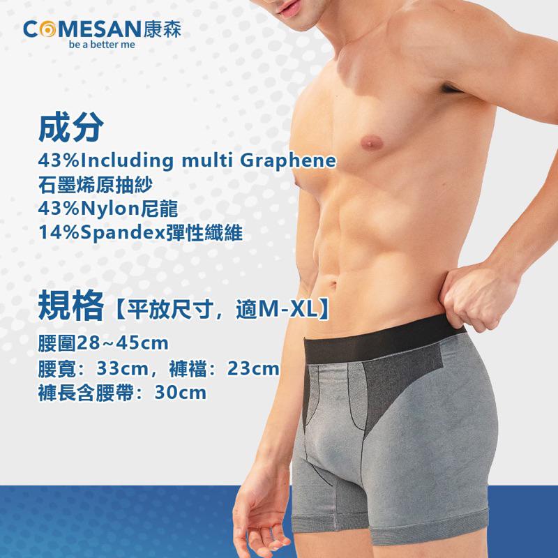 ❰現貨免運❱ COMESAN 康森 石墨烯3D抗菌透氣內褲 黑科技 台灣製造 抗菌防蟎 吸濕排汗 內褲 衛生褲-細節圖6