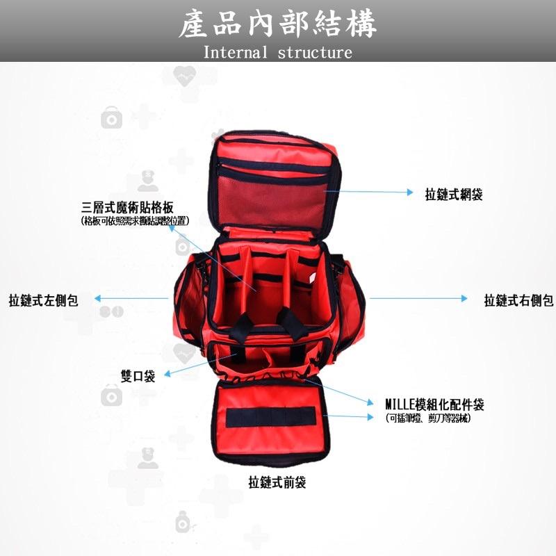 ❰現貨免運❱ DS-101A 救護包 急救箱 台灣製造 空包販售 手提包 側背包 救用品 救護車 醫院 診所 公司貨-細節圖5