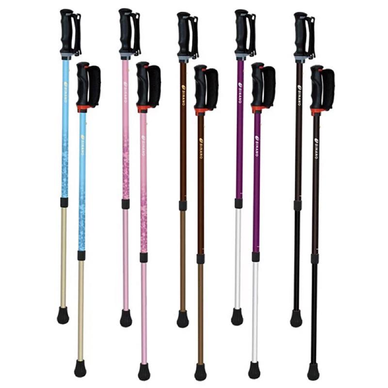 ❰免運❱ Sinano 安心健走杖 登山杖 運動 行動輔具館 日本製造 拐杖 可調高低 輕量化材質 鋁合金 拐杖-細節圖8