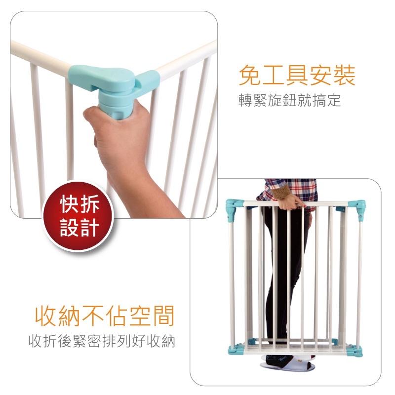 ❰免運❱ DEMBY Space 遊戲圍欄護欄 PL16 附地墊 嬰兒安全護欄  快拆設計 免工具 嬰兒用品 送禮-細節圖4