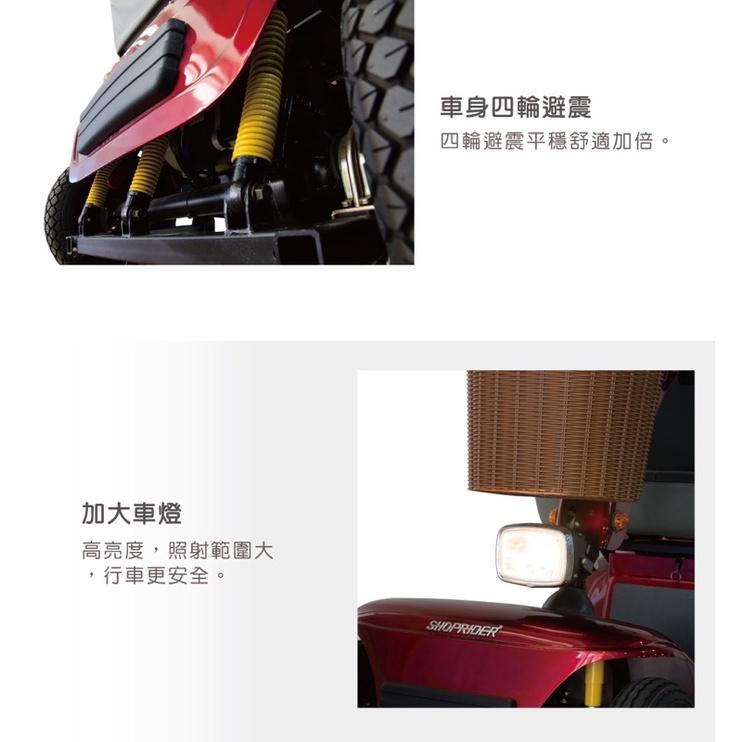 ❰免運❱ 必翔 TE-9D 電動代步車雙人共乘款 SHOPRIDER 雙人 電動車 銀髮 輔具 看護 兩人 共乘-細節圖4