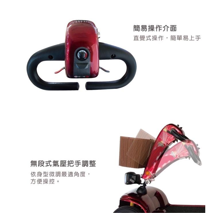 ❰免運❱ 必翔 TE-9D 電動代步車雙人共乘款 SHOPRIDER 雙人 電動車 銀髮 輔具 看護 兩人 共乘-細節圖5