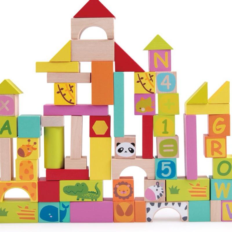 ❰免運❱ Classic World 動物園積木 桌遊 兒童學習玩具 手眼協調訓練 益智玩具 遊戲 觸覺刺激 邏輯思考-細節圖2