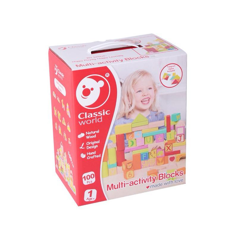 ❰免運❱ Classic World 動物園積木 桌遊 兒童學習玩具 手眼協調訓練 益智玩具 遊戲 觸覺刺激 邏輯思考-細節圖3