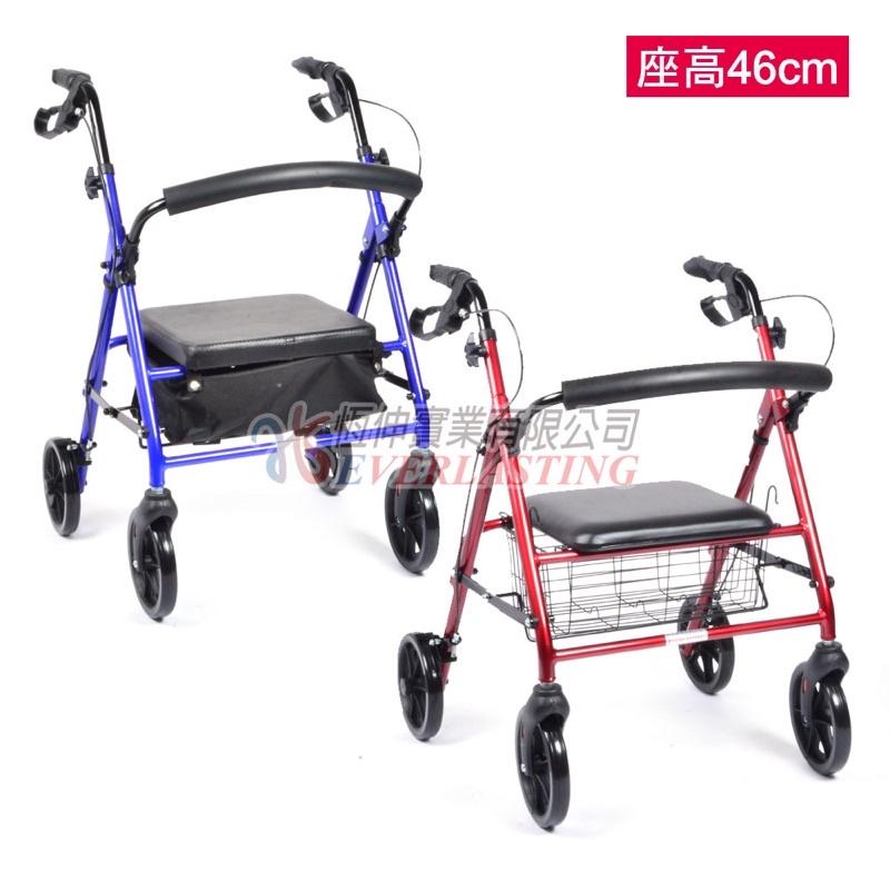 ❰免運❱ 恆伸 ER-3108 鋁合金四輪助步車 菜籃車 助行車 銀髮輔具 散步車 公司貨-細節圖3