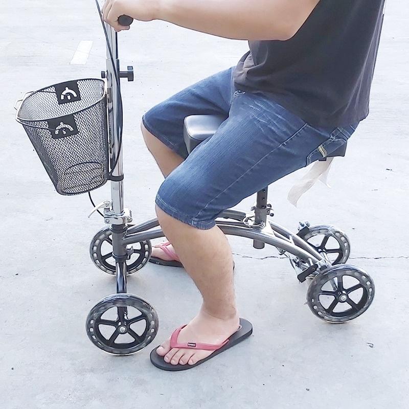 ❰免運❱ 恆伸 ER-3105 座式肌力車 膝蓋車 腿力訓練車 助步車 衛署認證 銀髮輔具 公司貨 鋁合金 助步車-細節圖2