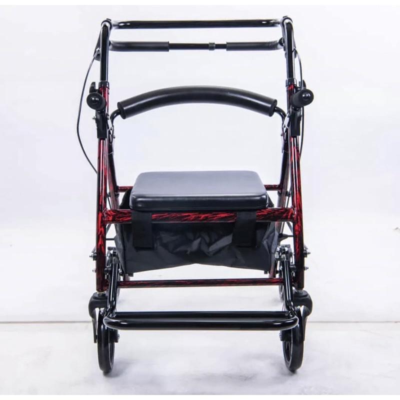 ❰免運❱ 均佳 JK-006 鋁合金四輪助行車 推車型 輕量化 鋁合金 助步車 四輪車 散步車 買菜車 輔具 機構 補助-細節圖3