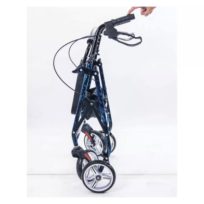 ❰免運❱ 均佳 JK-005 鋁合金四輪助行車 一般型 輕量化 鋁合金 助步車 四輪車 散步車 買菜車 輔具 銀髮 機構-細節圖5