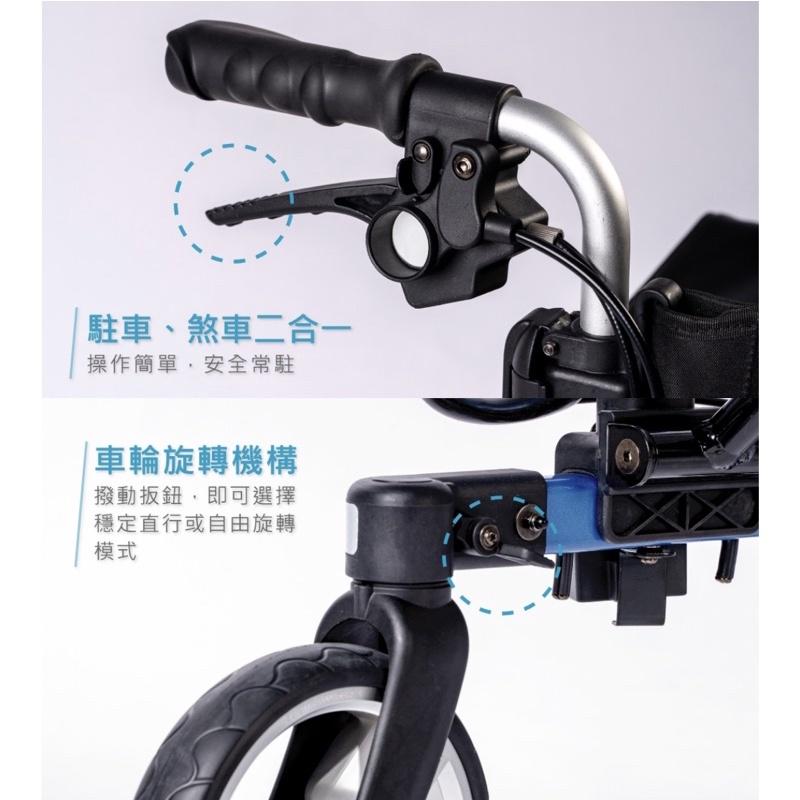 ❰免運❱ 悅康 福雅致 Move-X 2 帶輪型助步車 助行椅 鋁合金 輕量化 助步車 助走器 菜籃車 輔具 助行器-細節圖2